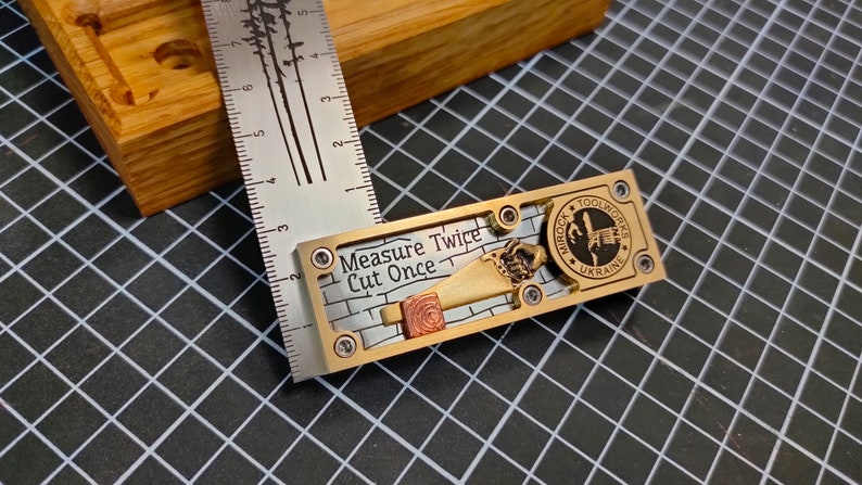 Mirock Try Square Metric 125mm
