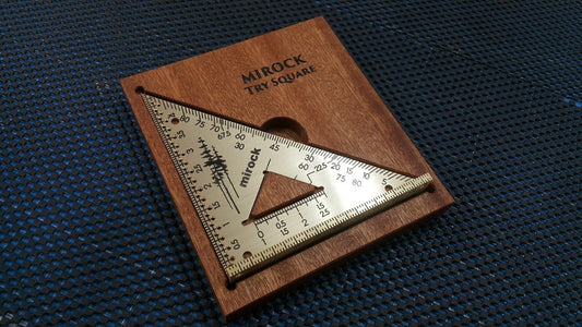 Mirock Square Imperial Brass 5″