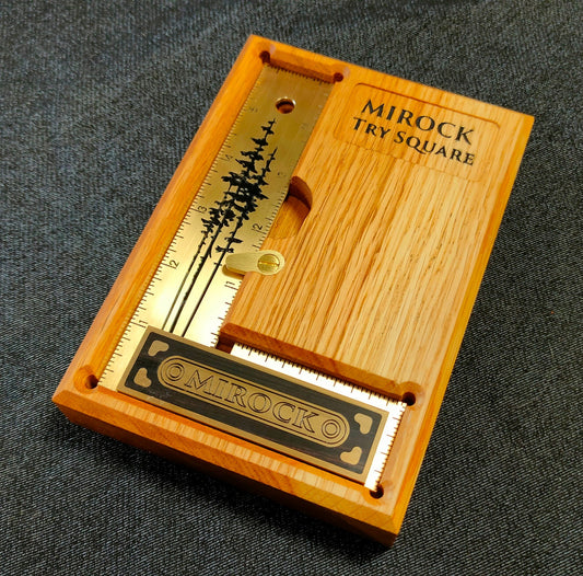 Mirock Brass Try Square Imperial 6″