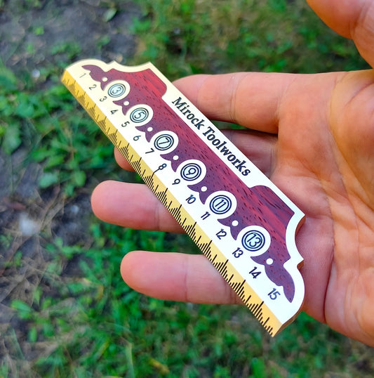 Mirock Vintage Brass Ruler Metric 160mm