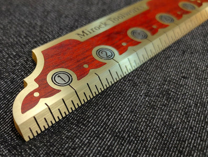 Mirock Vintage Brass Ruler 6″