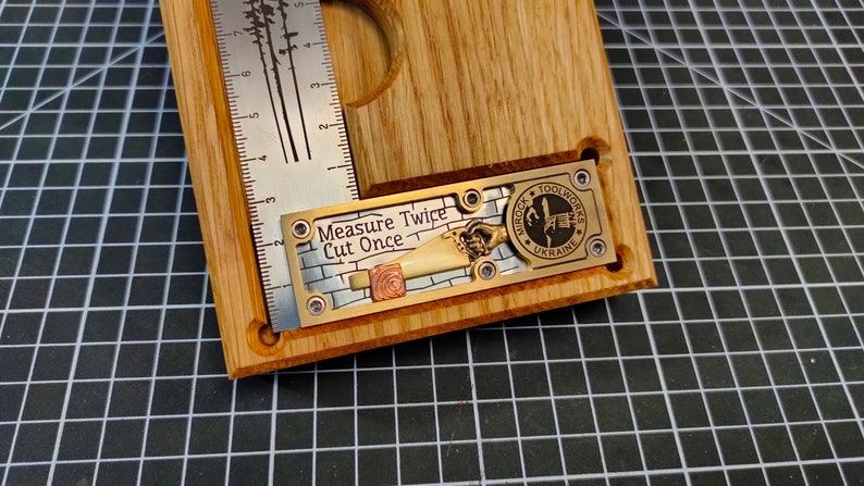Mirock Try Square Metric 125mm