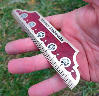 Mirock Vintage Brass Ruler 6″