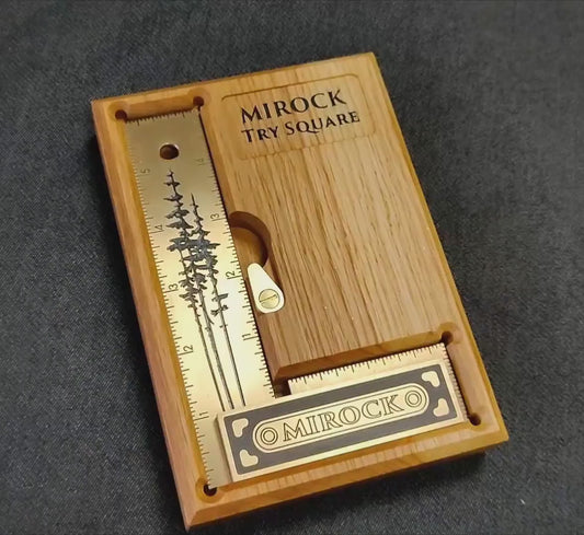 Mirock Brass Try Square Imperial 6″