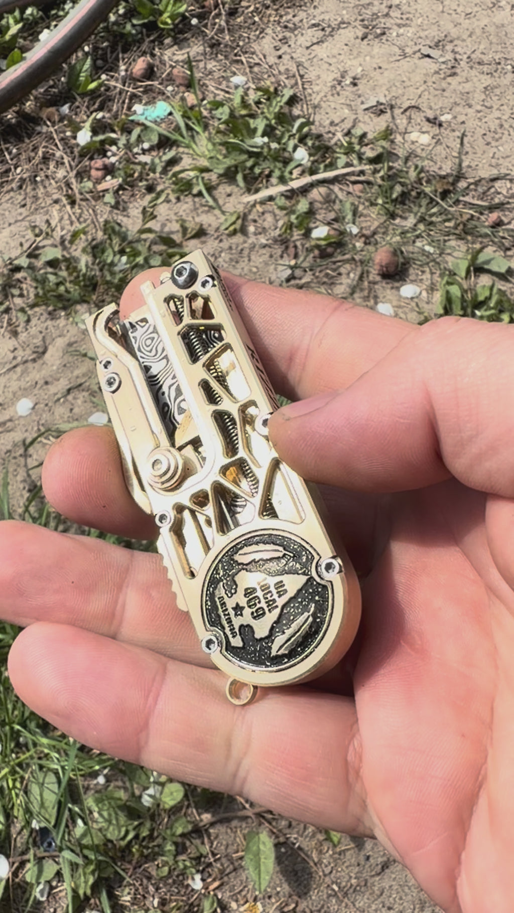 Mirock Maker Cutter Alien Brass Auto Custom Logo