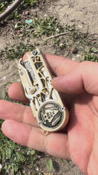 Mirock Maker Cutter Alien Brass Auto Custom Logo