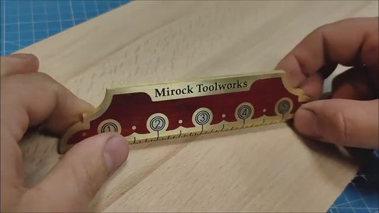 Mirock Vintage Brass Ruler 6″