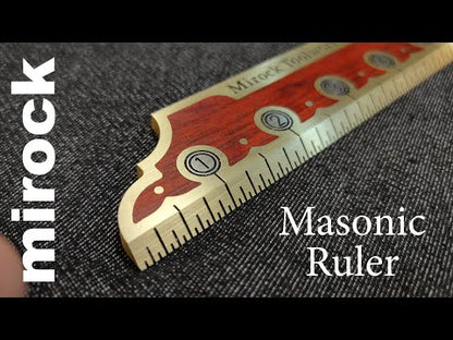 Mirock Vintage Brass Ruler 12″