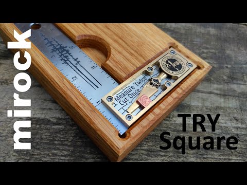Mirock Try Square Metric 125mm